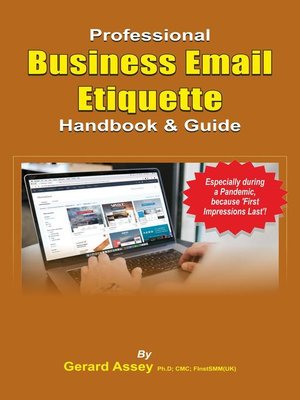 cover image of The Professional Business Email Etiquette Handbook & Guide